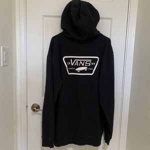 VANS Skateboard Original Black Hoodie Sweater XL